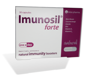 Imunosil 30 kapsulas ar aktīviem beta glikāniem, D3 vitamīnu spēcīgai imunitātei